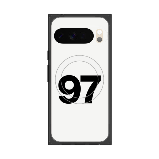 Premium Square Case with Pixelsnap［ No.97 - White ］