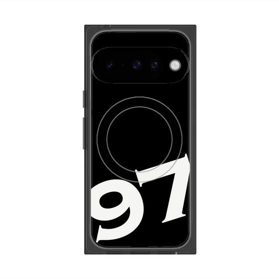 Premium Square Case with Pixelsnap［ No.97 - Black ］