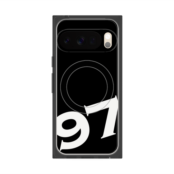 Premium Square Case with Pixelsnap［ No.97 - Black ］