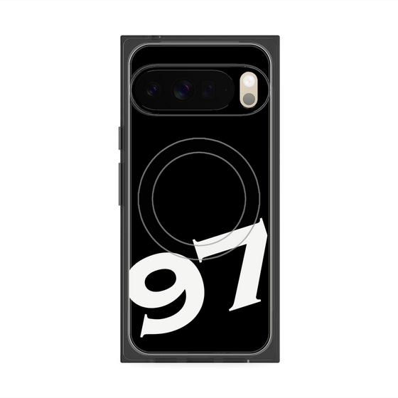 Premium Square Case with Pixelsnap［ No.97 - Black ］