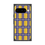 Premium Square Case with Pixelsnap［ Tartan Check - Yellow ］