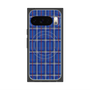 Premium Square Case with Pixelsnap［ Tartan Check - Blue ］
