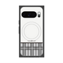 Premium Square Case with Pixelsnap［ CASEPLAY Tartan Check - Gray ］