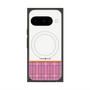 Premium Square Case with Pixelsnap［ CASEPLAY Tartan Check - Pink ］