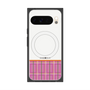 Premium Square Case with Pixelsnap［ CASEPLAY Tartan Check - Pink ］