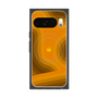 Premium Square Case with Pixelsnap［ CASEPLAY Winding Pattern - Orange ］