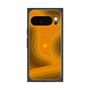 Premium Square Case with Pixelsnap［ CASEPLAY Winding Pattern - Orange ］