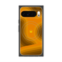Premium Square Case with Pixelsnap［ CASEPLAY Winding Pattern - Orange ］