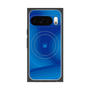 Premium Square Case with Pixelsnap［ CASEPLAY Winding Pattern - Blue ］