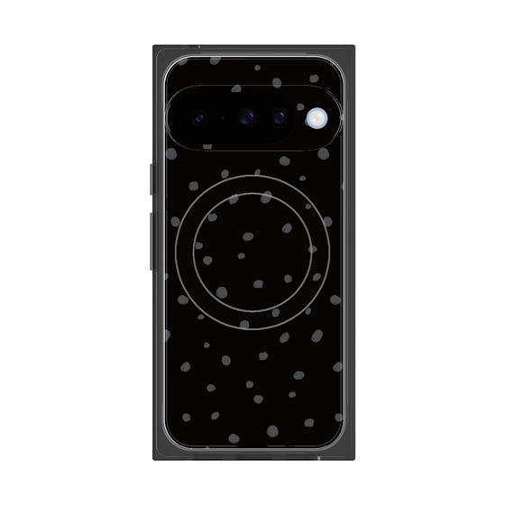 Premium Square Case with Pixelsnap［ Drawing Dot - Black ］
