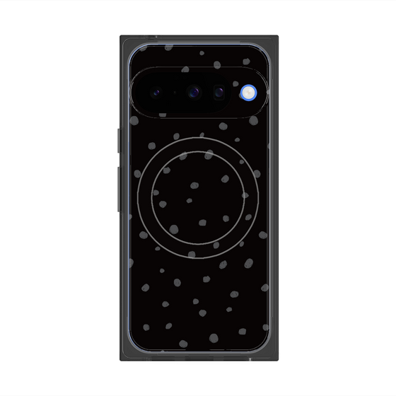 Premium Square Case with Pixelsnap［ Drawing Dot - Black ］