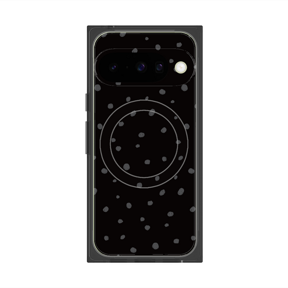 Premium Square Case with Pixelsnap［ Drawing Dot - Black ］