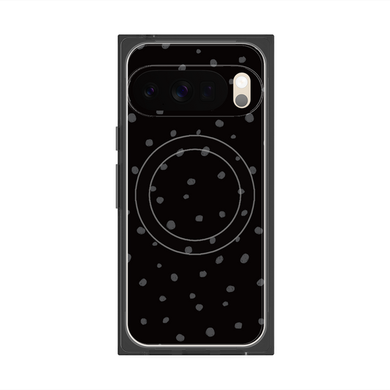 Premium Square Case with Pixelsnap［ Drawing Dot - Black ］