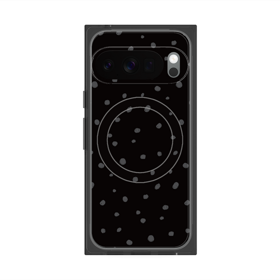 Premium Square Case with Pixelsnap［ Drawing Dot - Black ］