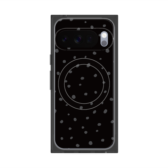 Premium Square Case with Pixelsnap［ Drawing Dot - Black ］