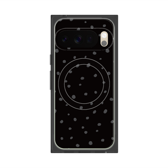 Premium Square Case with Pixelsnap［ Drawing Dot - Black ］