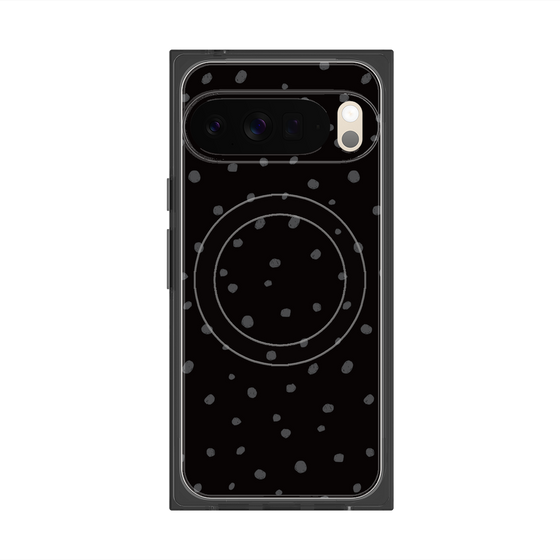 Premium Square Case with Pixelsnap［ Drawing Dot - Black ］