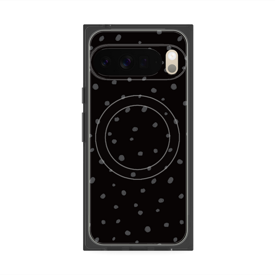 Premium Square Case with Pixelsnap［ Drawing Dot - Black ］