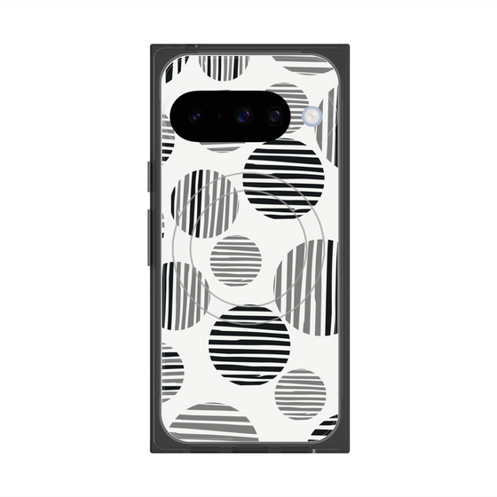 Premium Square Case with Pixelsnap［ Nordic Dot - Black ］