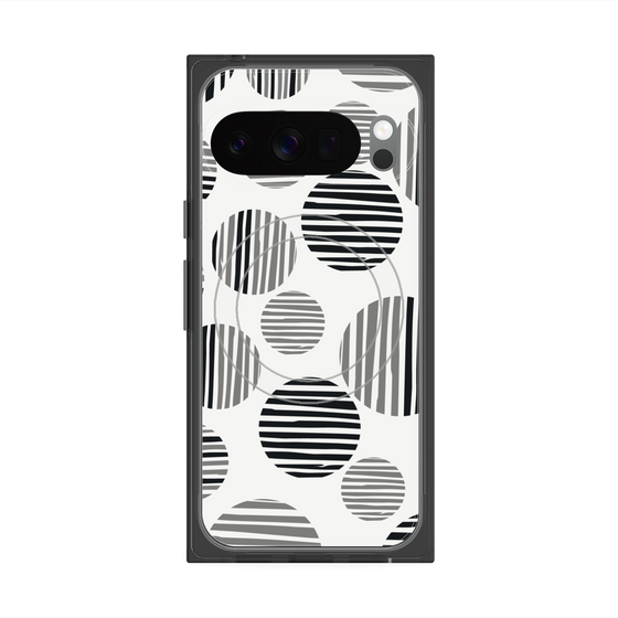 Premium Square Case with Pixelsnap［ Nordic Dot - Black ］