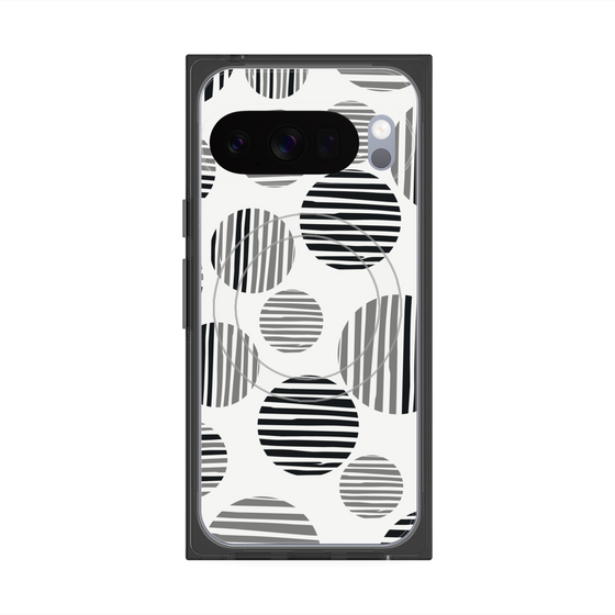 Premium Square Case with Pixelsnap［ Nordic Dot - Black ］