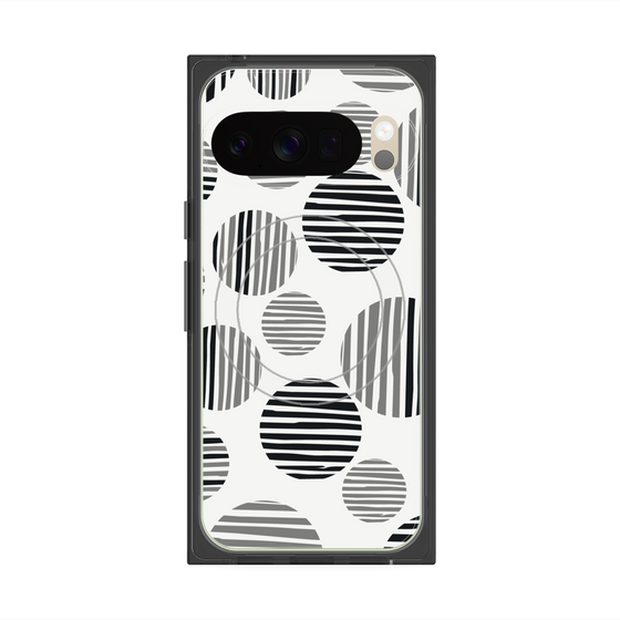 Premium Square Case with Pixelsnap［ Nordic Dot - Black ］