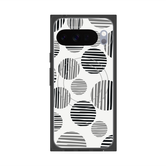 Premium Square Case with Pixelsnap［ Nordic Dot - Black ］