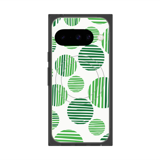Premium Square Case with Pixelsnap［ Nordic Dot - Green ］