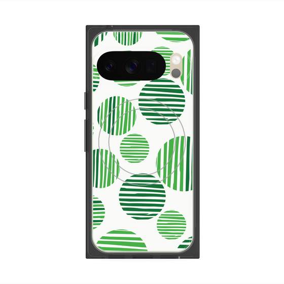 Premium Square Case with Pixelsnap［ Nordic Dot - Green ］