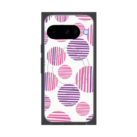 Premium Square Case with Pixelsnap［ Nordic Dot - Pink ］