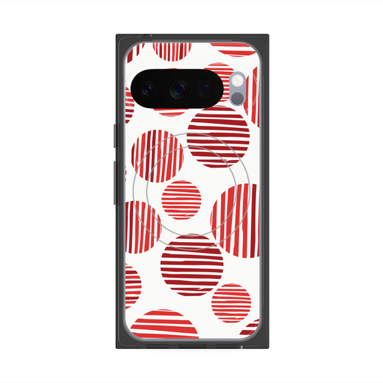 Premium Square Case with Pixelsnap［ Nordic Dot - Red ］