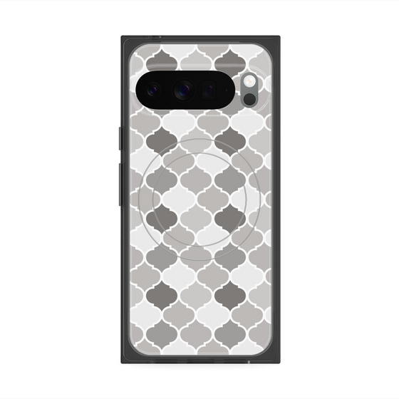 Premium Square Case with Pixelsnap［ Moroccan1 color - Gray ］