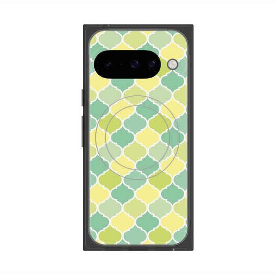 Premium Square Case with Pixelsnap［ Moroccan1 color - Green ］