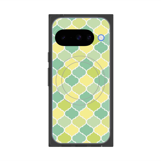Premium Square Case with Pixelsnap［ Moroccan1 color - Green ］