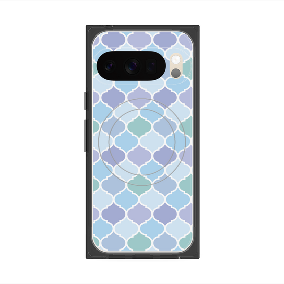 Premium Square Case with Pixelsnap［ Moroccan1 color - Blue ］