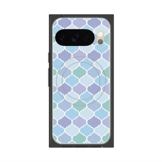 Premium Square Case with Pixelsnap［ Moroccan1 color - Blue ］