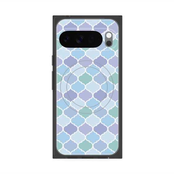 Premium Square Case with Pixelsnap［ Moroccan1 color - Blue ］