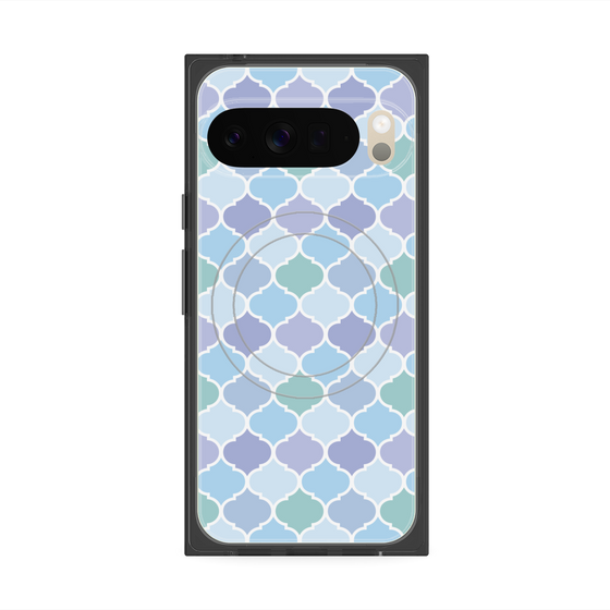 Premium Square Case with Pixelsnap［ Moroccan1 color - Blue ］