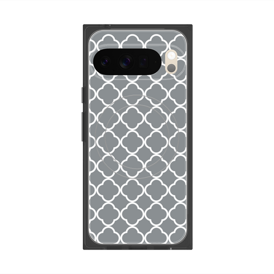 Premium Square Case with Pixelsnap［ Moroccan2 - Gray ］