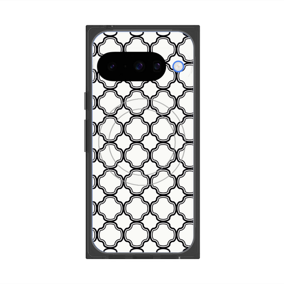 Premium Square Case with Pixelsnap［ Moroccan3 - Black ］