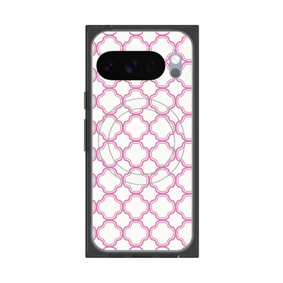 Premium Square Case with Pixelsnap［ Moroccan3 - Pink ］
