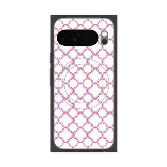 Premium Square Case with Pixelsnap［ Moroccan3 - Pink ］