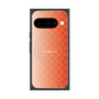 Premium Square Case with Pixelsnap［ CASEPLAY Check - Orange ］