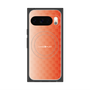Premium Square Case with Pixelsnap［ CASEPLAY Check - Orange ］