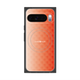 Premium Square Case with Pixelsnap［ CASEPLAY Check - Orange ］