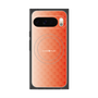 Premium Square Case with Pixelsnap［ CASEPLAY Check - Orange ］