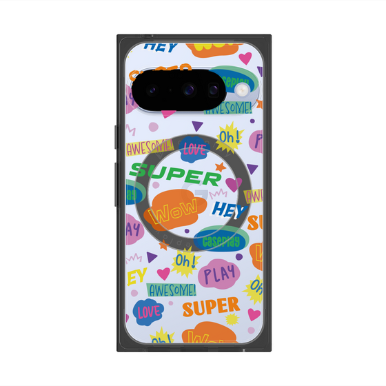 Premium Square Case with Pixelsnap［ Original - Colorful Moji ］