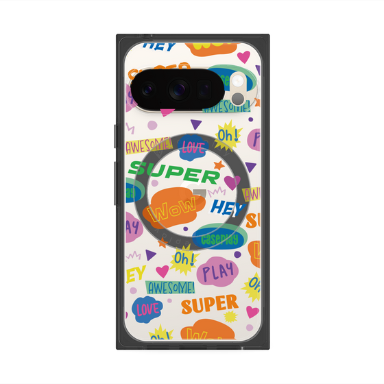 Premium Square Case with Pixelsnap［ Original - Colorful Moji ］