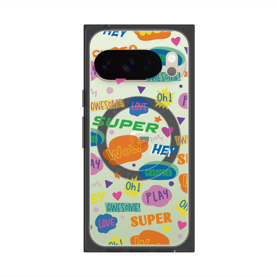 Premium Square Case with Pixelsnap［ Original - Colorful Moji ］