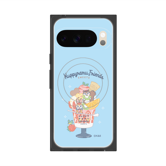 Premium Square Case with Pixelsnap［ Kuppyramu Friends - Sweets ］
